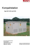 Prospekt Trafo- Kompaktstation LCS-E.6