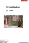 Prospekt Trafo- Kompaktstation NDV 400