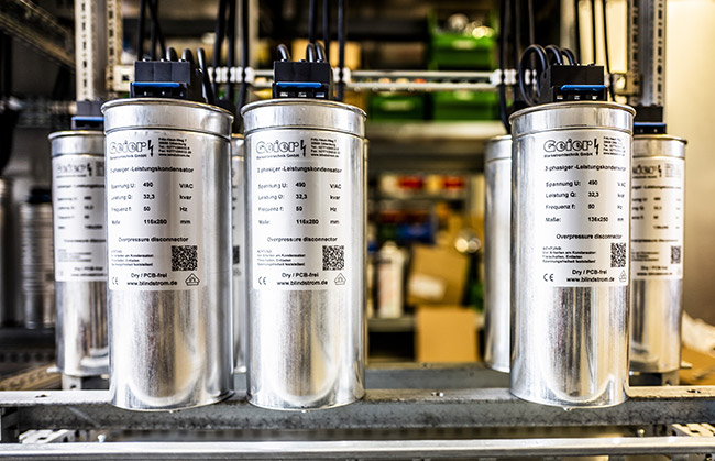 Blindstromkompensation 13 Leistungskondensator für Blindstromanlage